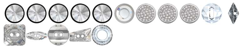 Swarovski ® Buttons & Fasteners