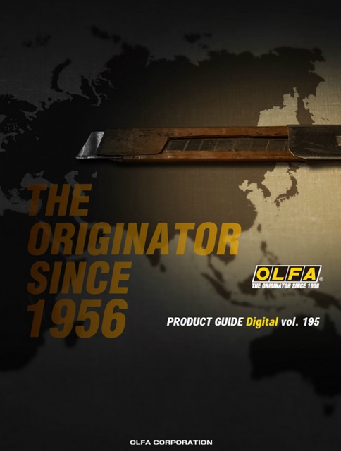 OLFA - Copertina Catalogo Cutters e Lame - Product Guide Digital vol. 195